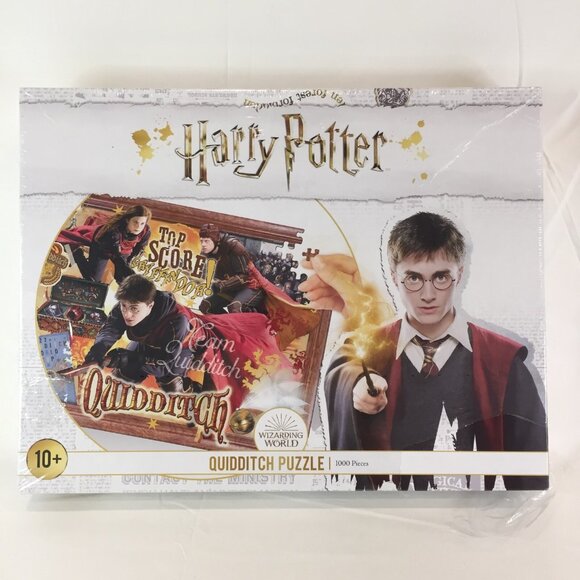 New Sealed Harry Potter Quidditch 1000 Piece Jigsaw Puzzle Wizarding World - Picture 1 of 8